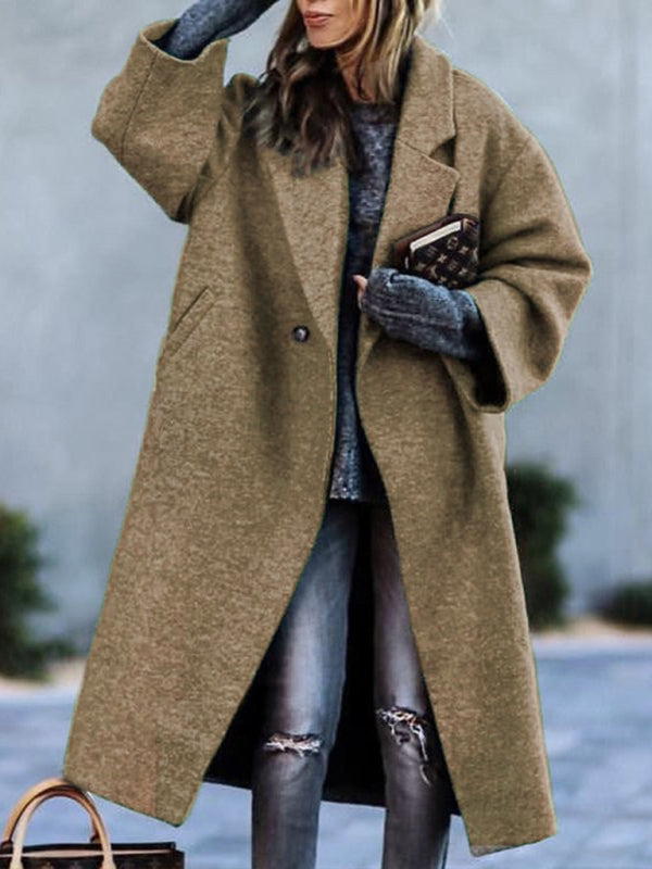 Blue Zone Planet | Ava's beltless lapel loose jacket BLUE ZONE PLANET