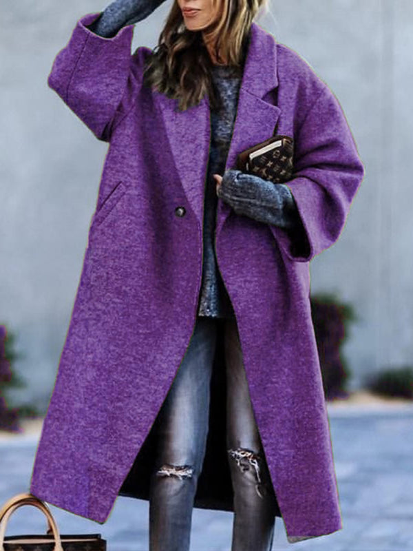 Blue Zone Planet | Ava's beltless lapel loose jacket BLUE ZONE PLANET