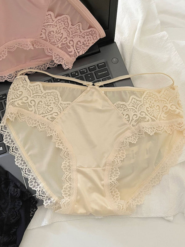 low waist lace seamless panties BLUE ZONE PLANET