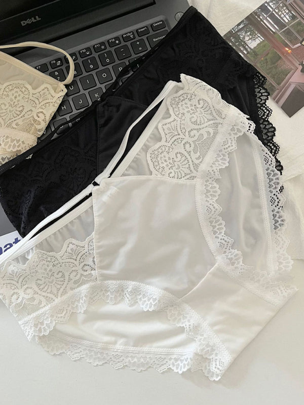 low waist lace seamless panties BLUE ZONE PLANET