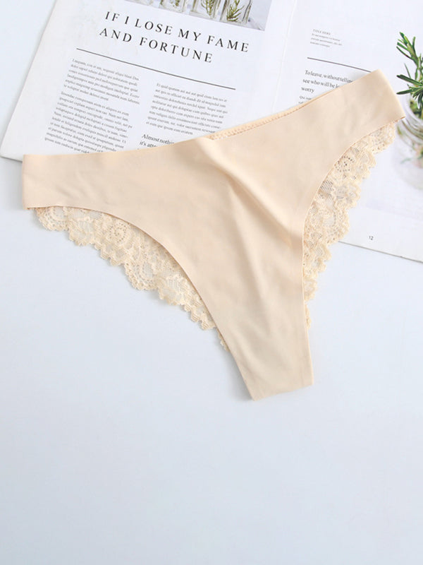 low waist lace seamless panties BLUE ZONE PLANET
