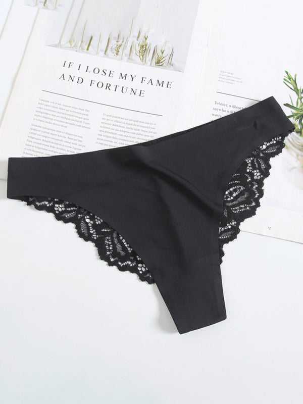 low waist lace seamless panties BLUE ZONE PLANET