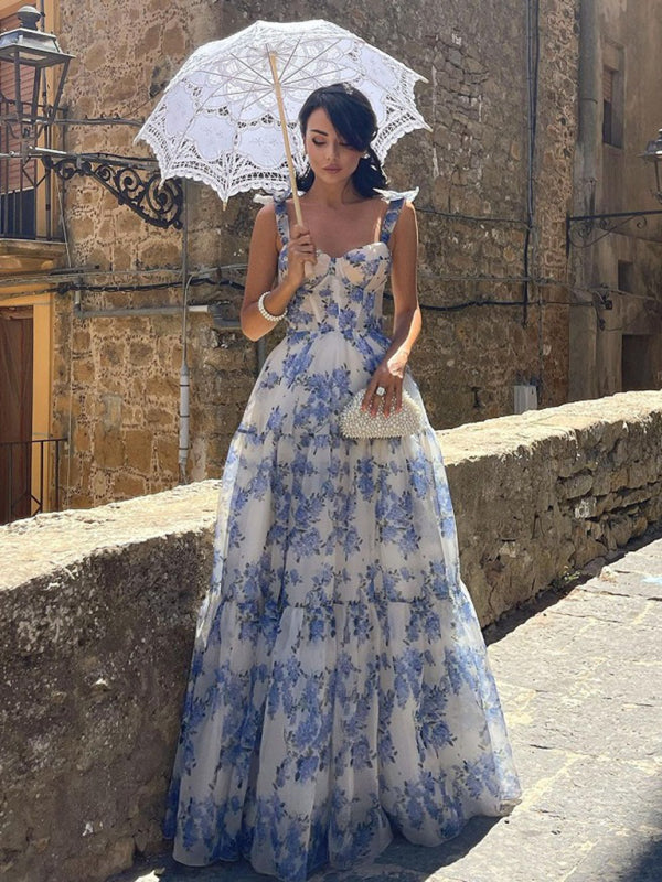 Blue Zone Planet | One Shoulder Sequined Long Tail Evening Dress BLUE ZONE PLANET