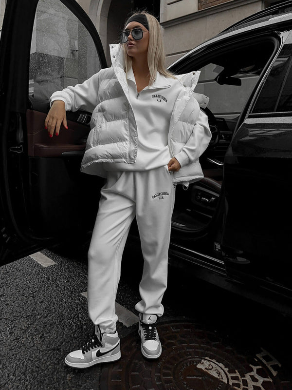 sleeveless hooded down cotton vest jacket kakaclo