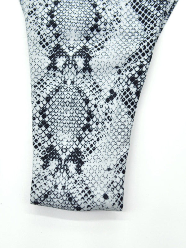 Blue Zone Planet |  one-piece swimsuit solid color bikini set BLUE ZONE PLANET