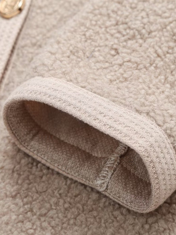 solid color short woolen jacket kakaclo