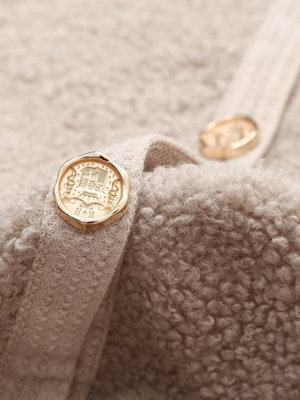 solid color short woolen jacket kakaclo