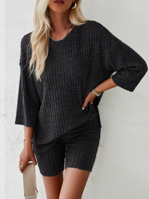 Bella's Round neck and mid-sleeve outfit set BLUE ZONE PLANET