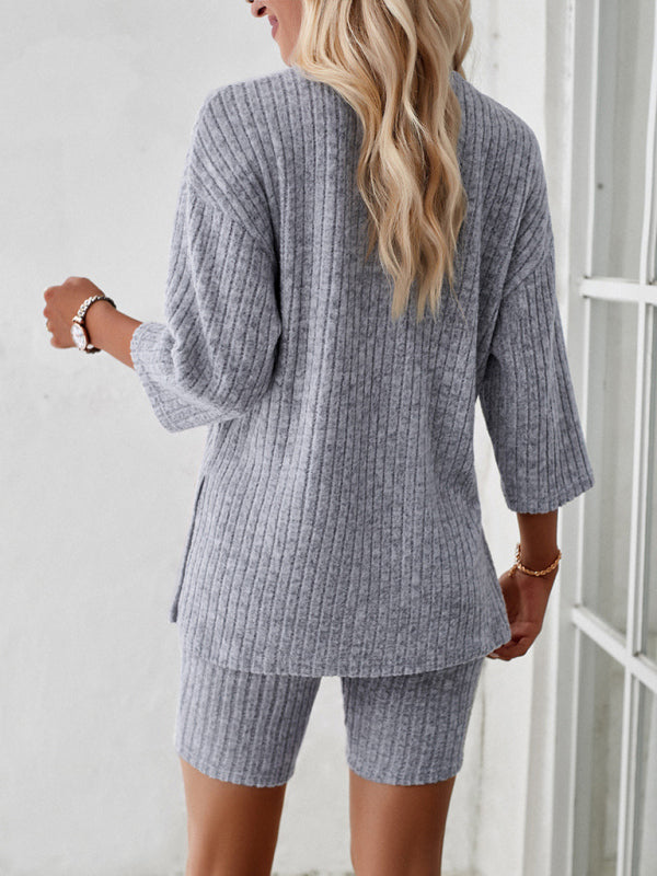 Bella's Round neck and mid-sleeve outfit set BLUE ZONE PLANET