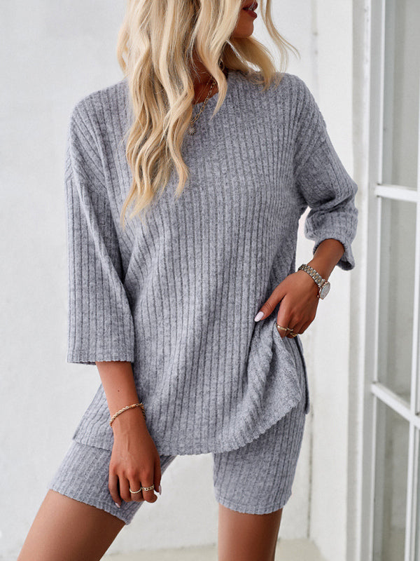 Bella's Round neck and mid-sleeve outfit set BLUE ZONE PLANET