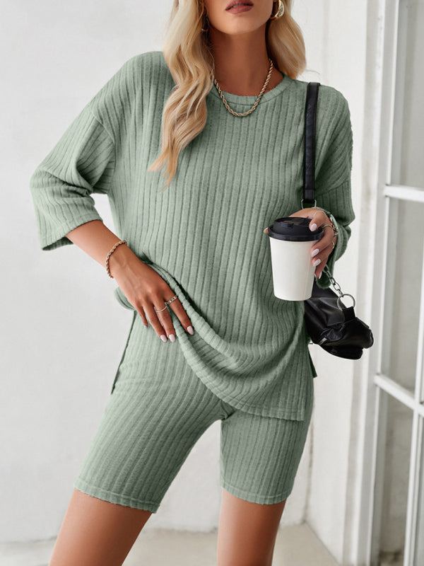 Bella's Round neck and mid-sleeve outfit set BLUE ZONE PLANET