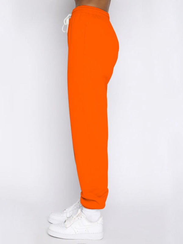 Blue Zone Planet | Women's new solid color stand-up collar zipper pullover long-sleeved sweatshirt and trousers suit kakaclo