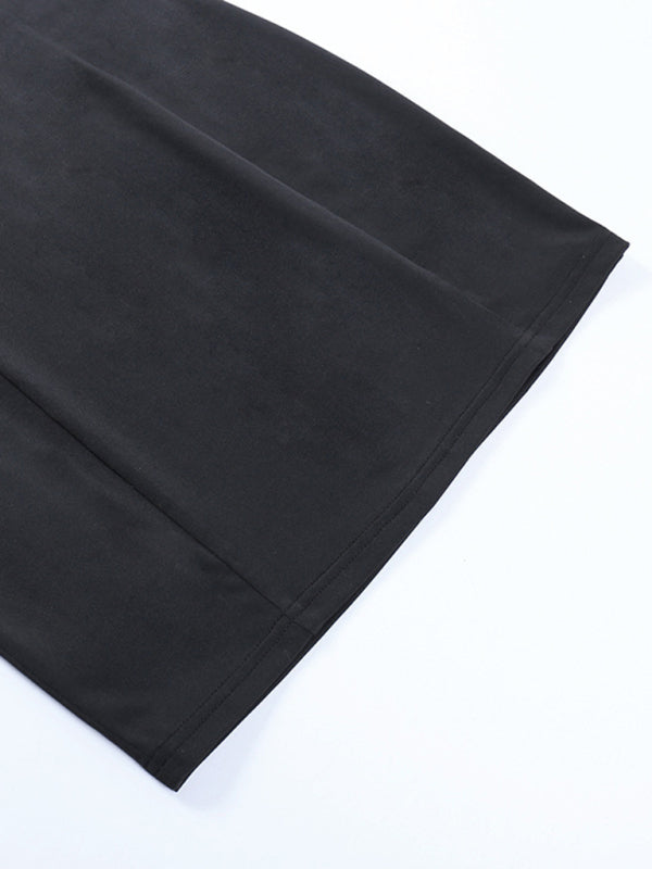 Bow-knot hollow strapless butt-covering dress kakaclo