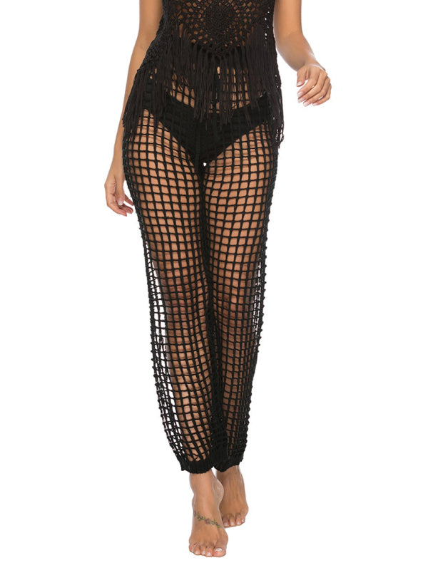Feminine hollow trousers knitted beach pants kakaclo