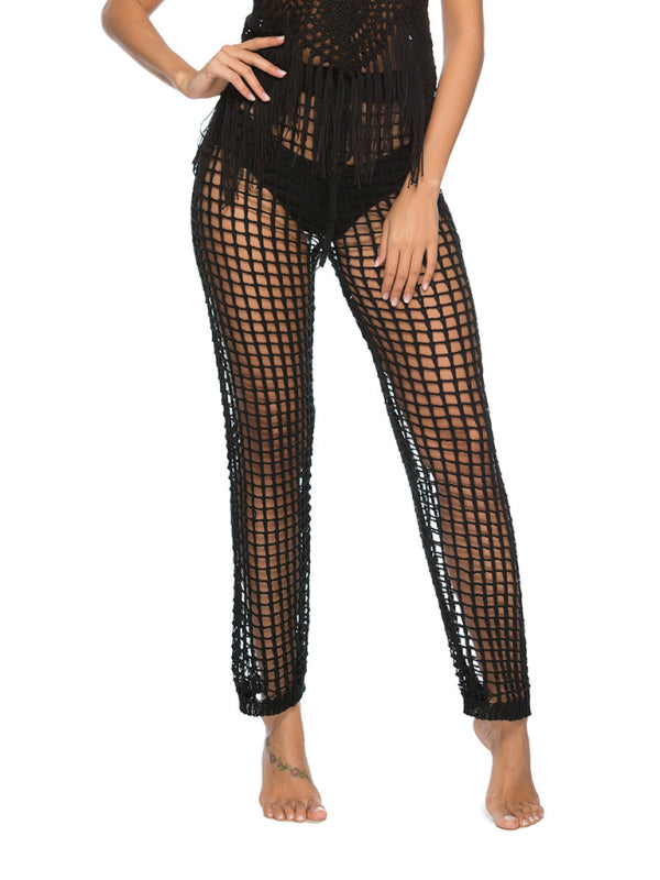 Feminine hollow trousers knitted beach pants kakaclo