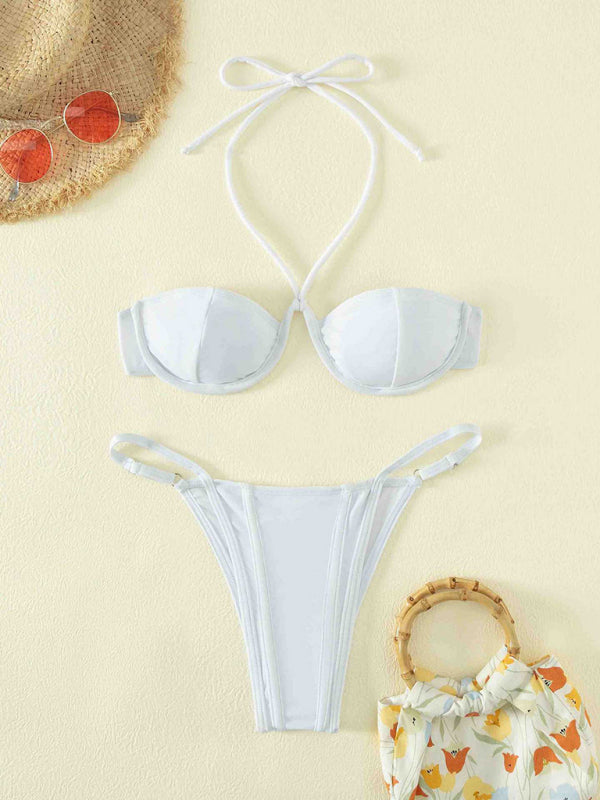 Blue Zone Planet |  split swimsuit bikini BLUE ZONE PLANET