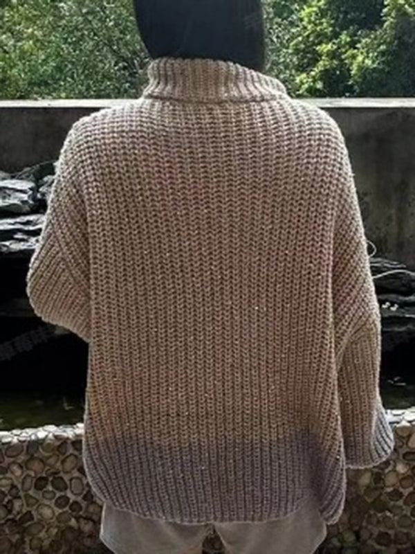and comfortable sequined V-neck cardigan sweater BLUE ZONE PLANET
