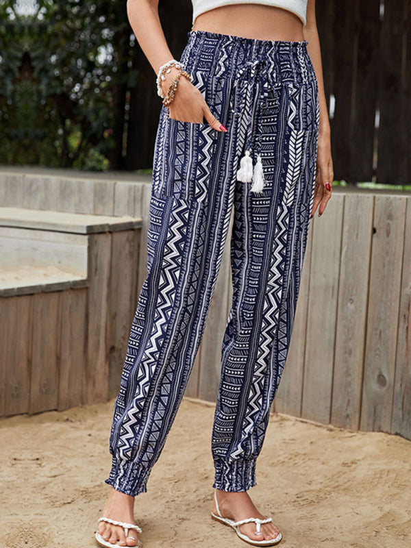 Fashion Ethnic Print Pants kakaclo