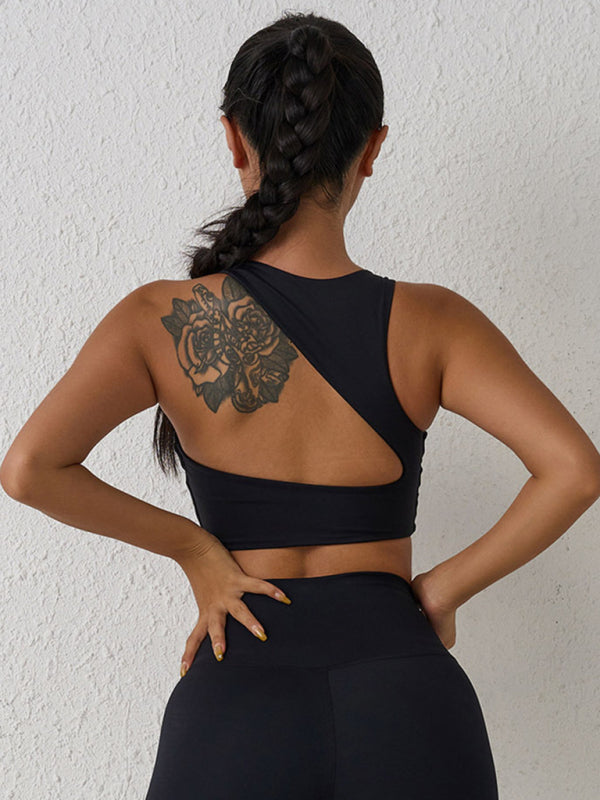 New beautiful back sports bra shock-proof yoga running high-intensity sports vest BLUE ZONE PLANET