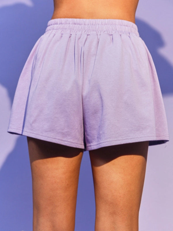 Anna's sequin short-sleeve and shorts two-piece set BLUE ZONE PLANET