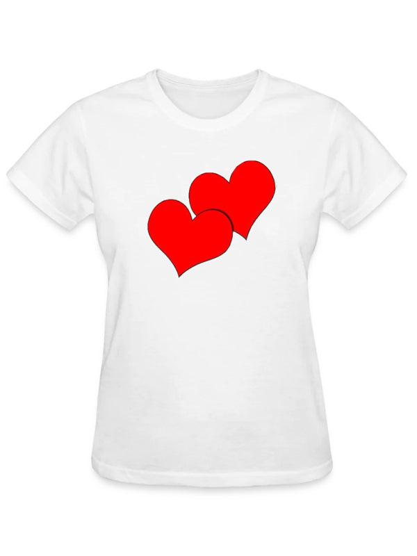 slim fit short hottie Valentine's Day T-shirt kakaclo