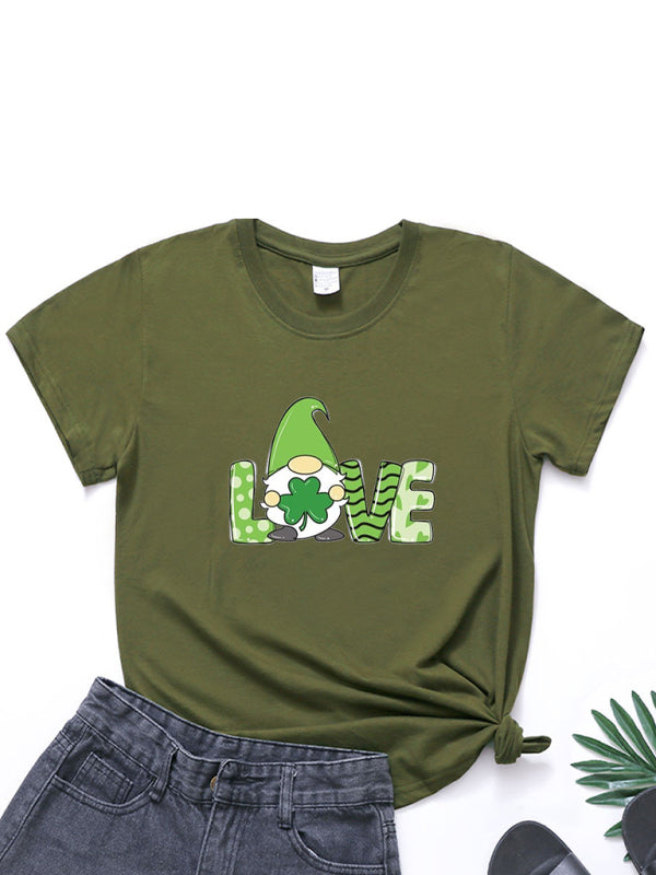 Blue Zone Planet | St. Patrick's Day Shamrock Short Sleeve T-Shirt BLUE ZONE PLANET