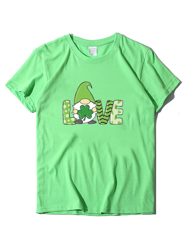 Blue Zone Planet | St. Patrick's Day Shamrock Short Sleeve T-Shirt BLUE ZONE PLANET