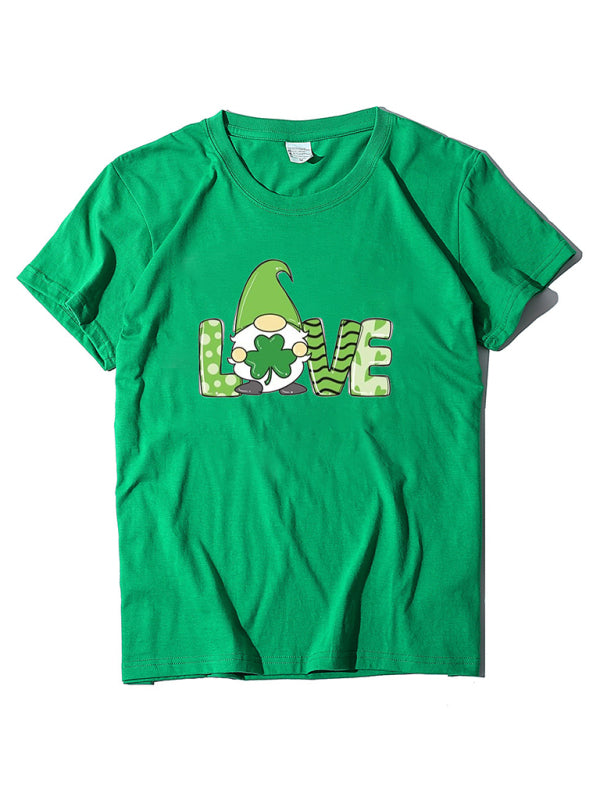 Blue Zone Planet | St. Patrick's Day Shamrock Short Sleeve T-Shirt BLUE ZONE PLANET