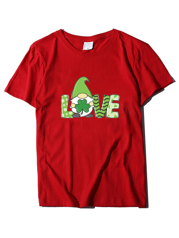 Blue Zone Planet | St. Patrick's Day Shamrock Short Sleeve T-Shirt BLUE ZONE PLANET