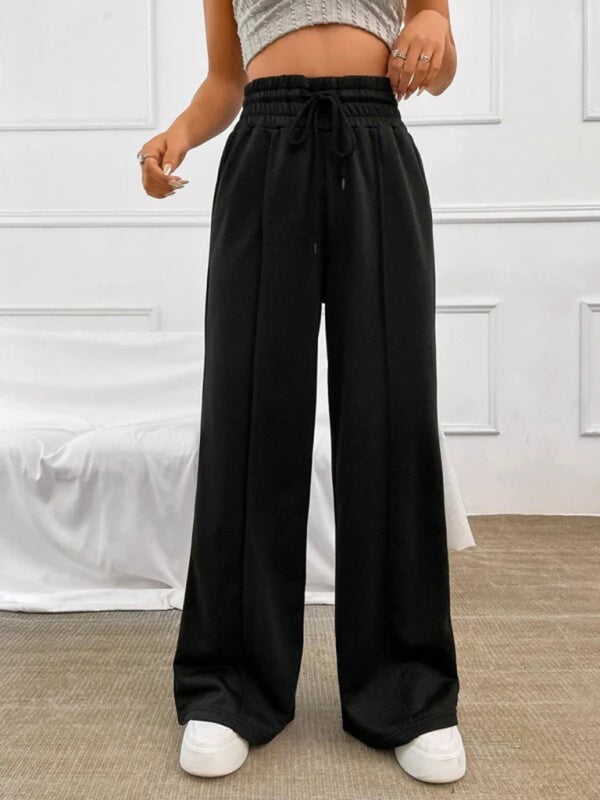 straight leg loose sweatpants wide leg pants outdoor dance trousers BLUE ZONE PLANET
