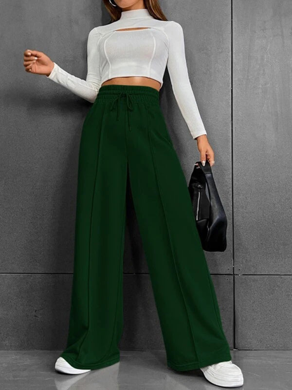 straight leg loose sweatpants wide leg pants outdoor dance trousers BLUE ZONE PLANET