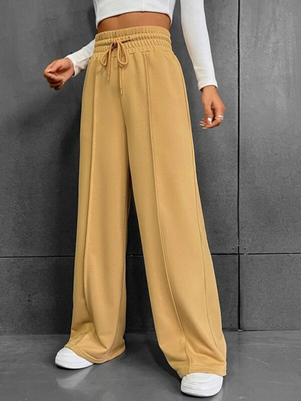 straight leg loose sweatpants wide leg pants outdoor dance trousers BLUE ZONE PLANET