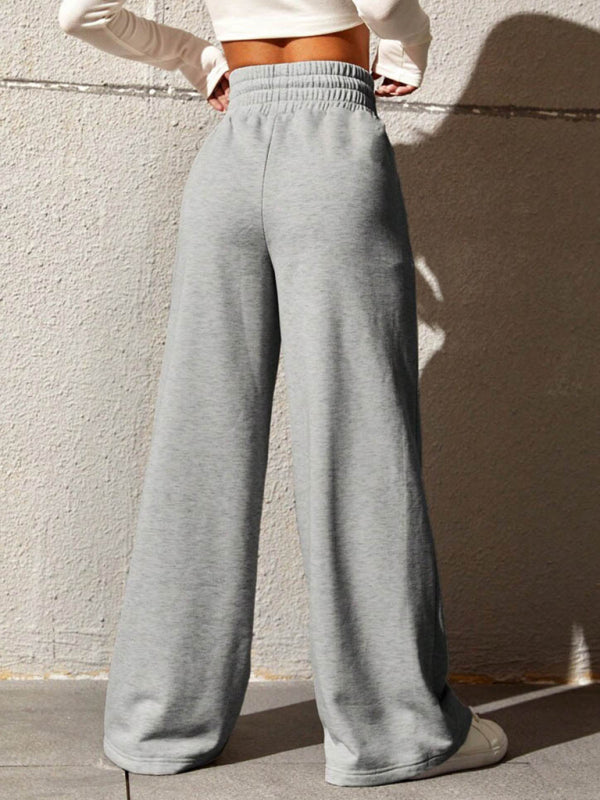 straight leg loose sweatpants wide leg pants outdoor dance trousers BLUE ZONE PLANET