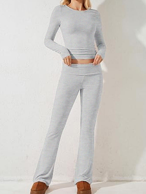 Blue Zone Planet | Solid Color Slim Long Sleeve Suit BLUE ZONE PLANET