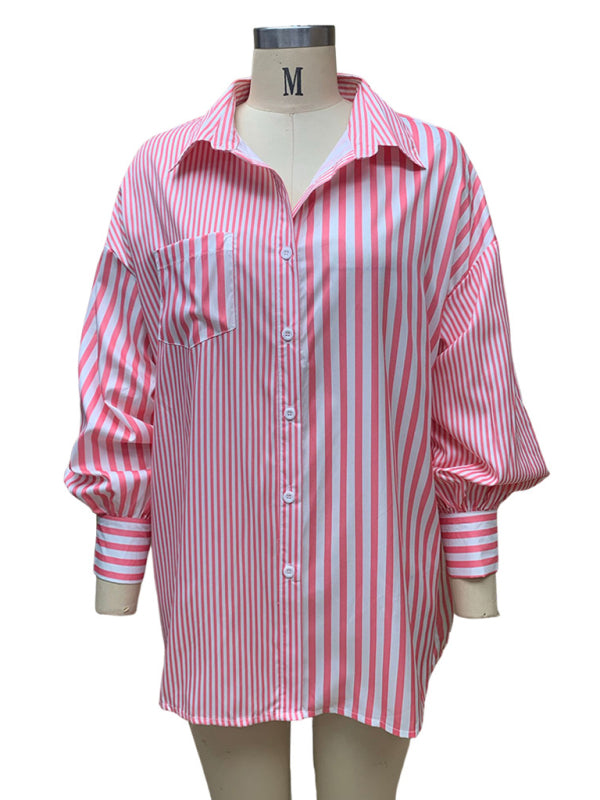 simple shirt long sleeve striped shirt kakaclo