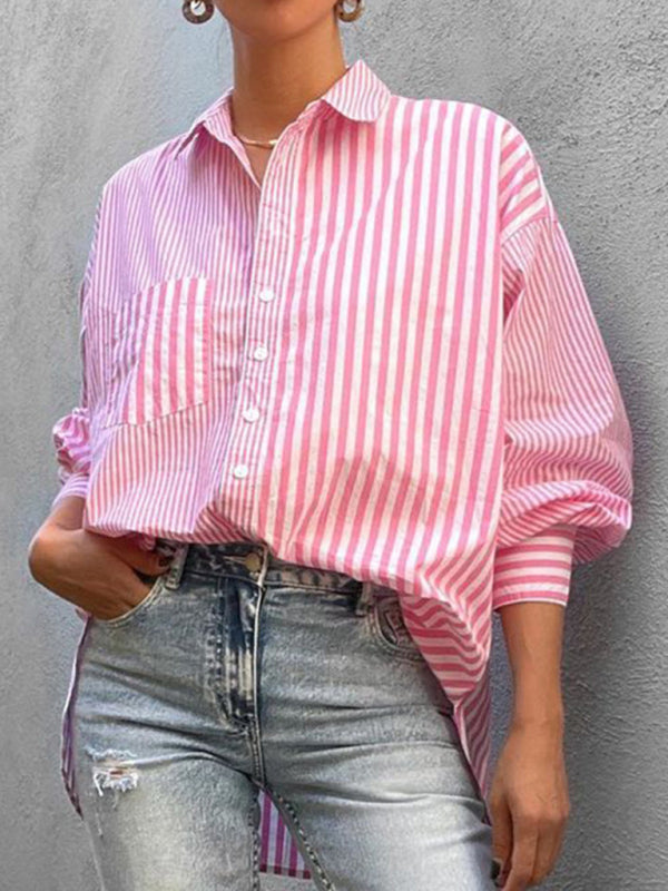 simple shirt long sleeve striped shirt kakaclo
