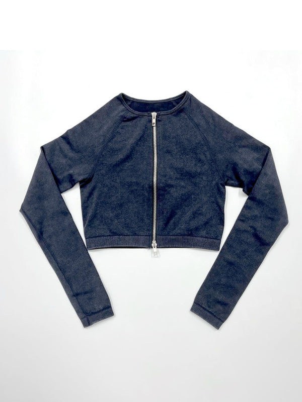 Blue Zone Planet | multi-color fitness long-sleeved yoga long-sleeved zipper jacket BLUE ZONE PLANET