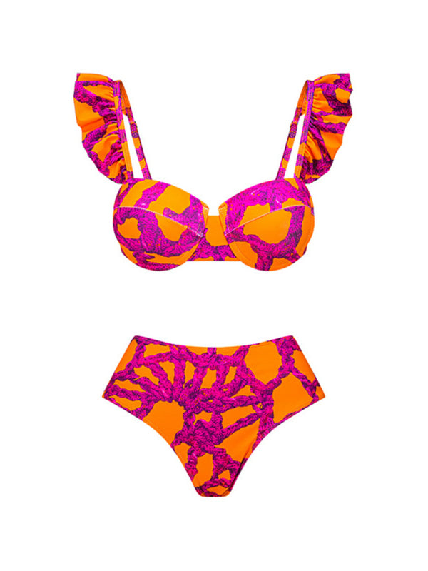 Blue Zone Planet | Printed Vacation Bikini Set BLUE ZONE PLANET
