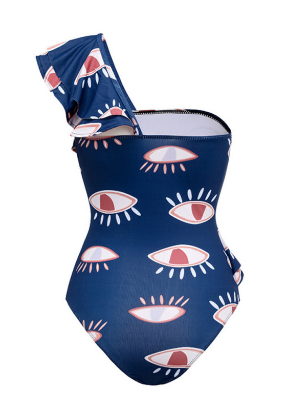 Blue Zone Planet | Ava's Ruffled Eye One-Piece Swimsuit BLUE ZONE PLANET