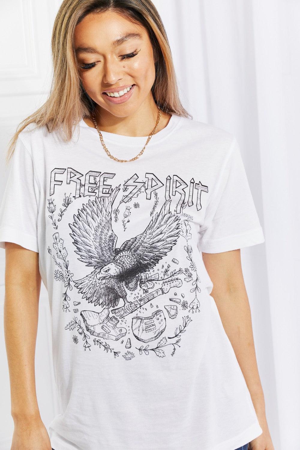 mineB Free Spirit Graphic Tee BLUE ZONE PLANET