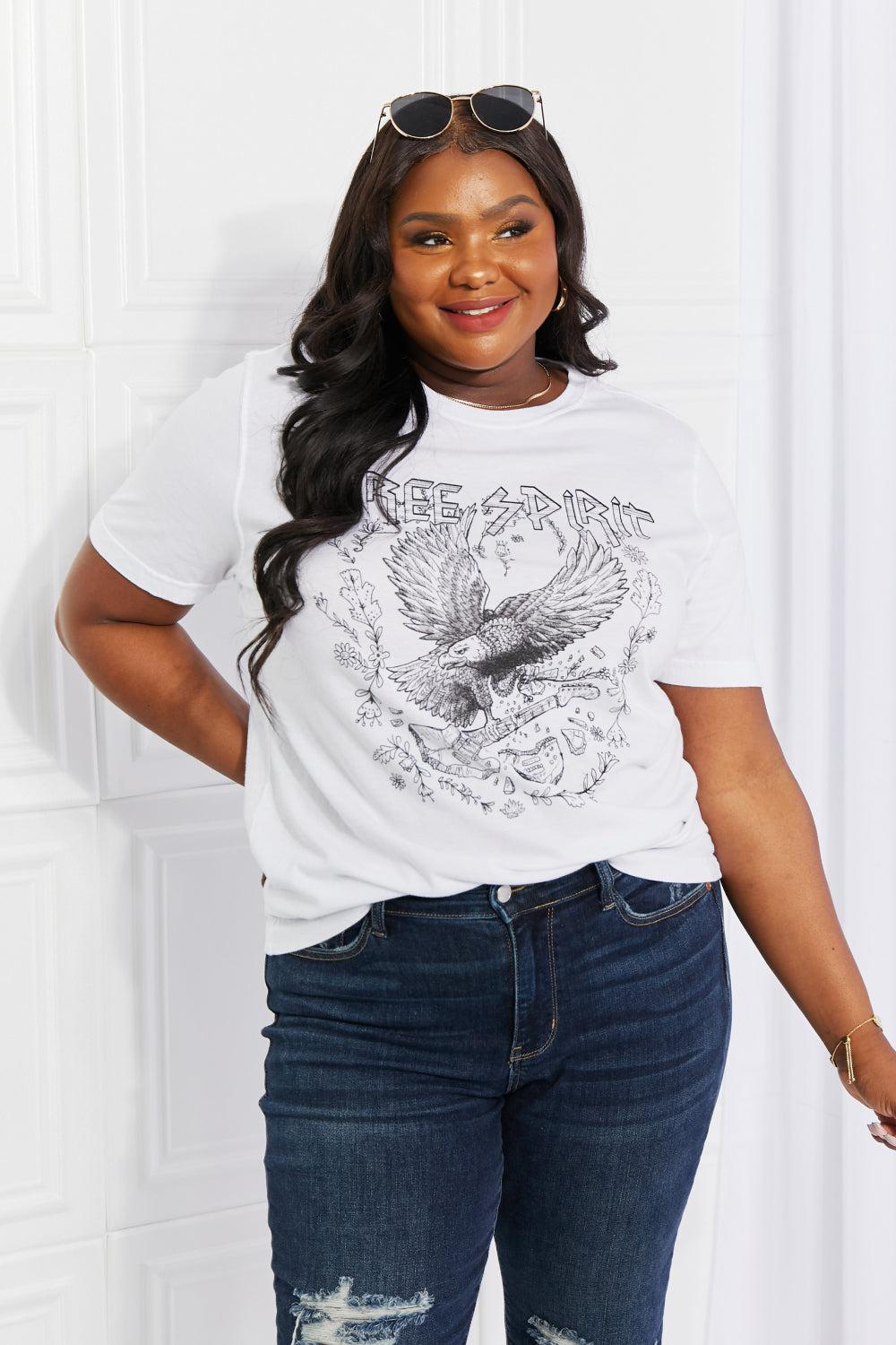 mineB Free Spirit Graphic Tee BLUE ZONE PLANET