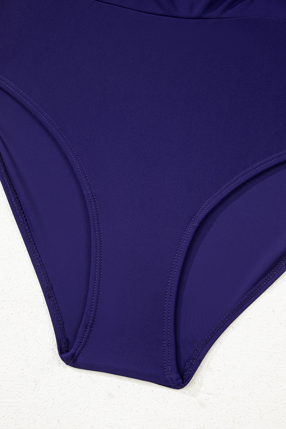 Navy Blue Adjustable Straps Cutout Ruched Knot Slit One Piece Swim Dress-TOPS / DRESSES-[Adult]-[Female]-2022 Online Blue Zone Planet