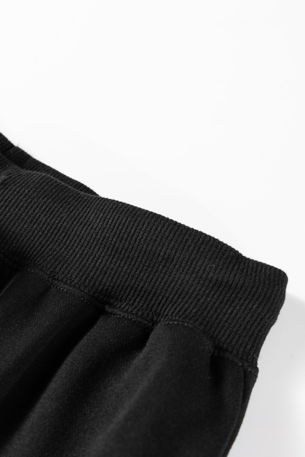 Black Striped Drop Shoulder Round Neck Pullover and Jogger Pants Active Outfit-Two Piece Sets/Pant Sets-[Adult]-[Female]-2022 Online Blue Zone Planet