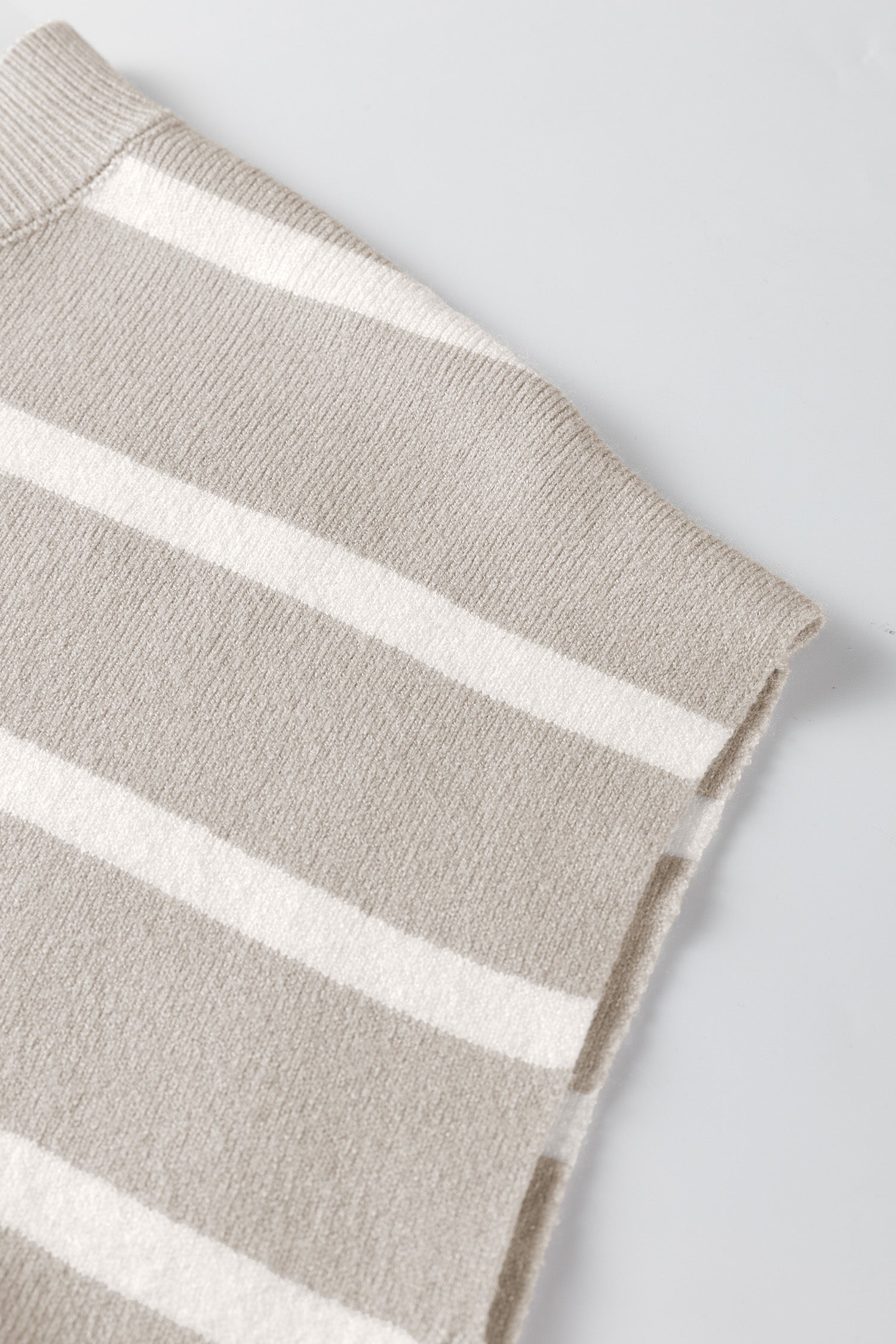 Parchment Side Slits Crewneck Short Sleeve Sweater Tee-TOPS / DRESSES-[Adult]-[Female]-2022 Online Blue Zone Planet