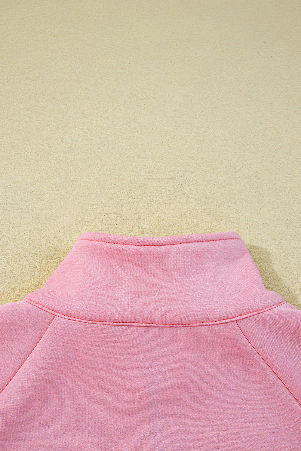 Pink Half Zip Sporty Pullover Mini Skirt 2pcs Outfit-Two Piece Sets/Two Piece Dresses-[Adult]-[Female]-2022 Online Blue Zone Planet