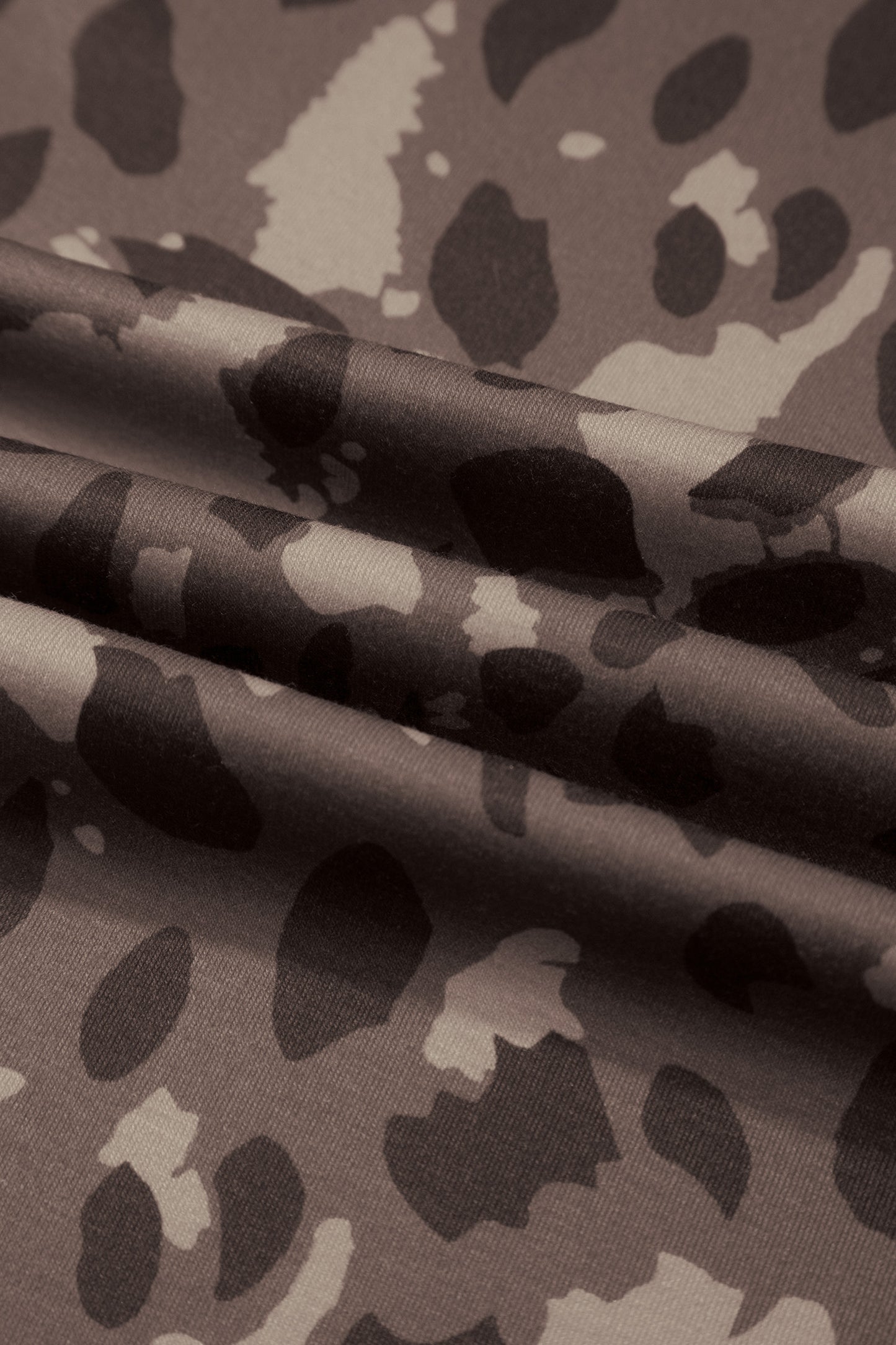 Multicolour Camo Print Wide Leg Casual Pants-Bottoms/Pants & Culotte-[Adult]-[Female]-2022 Online Blue Zone Planet