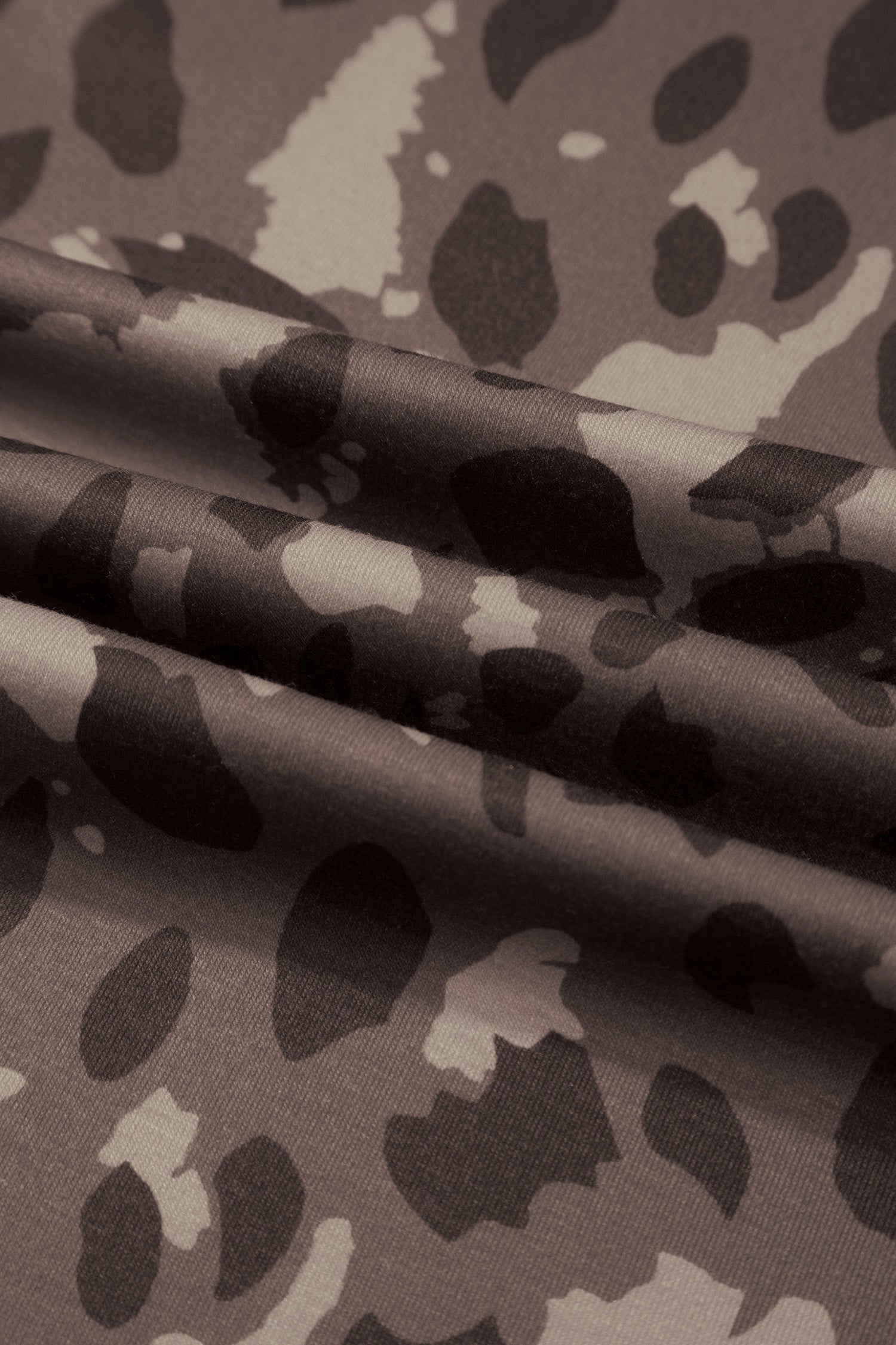 Multicolour Camo Print Wide Leg Casual Pants-Bottoms/Pants & Culotte-[Adult]-[Female]-2022 Online Blue Zone Planet