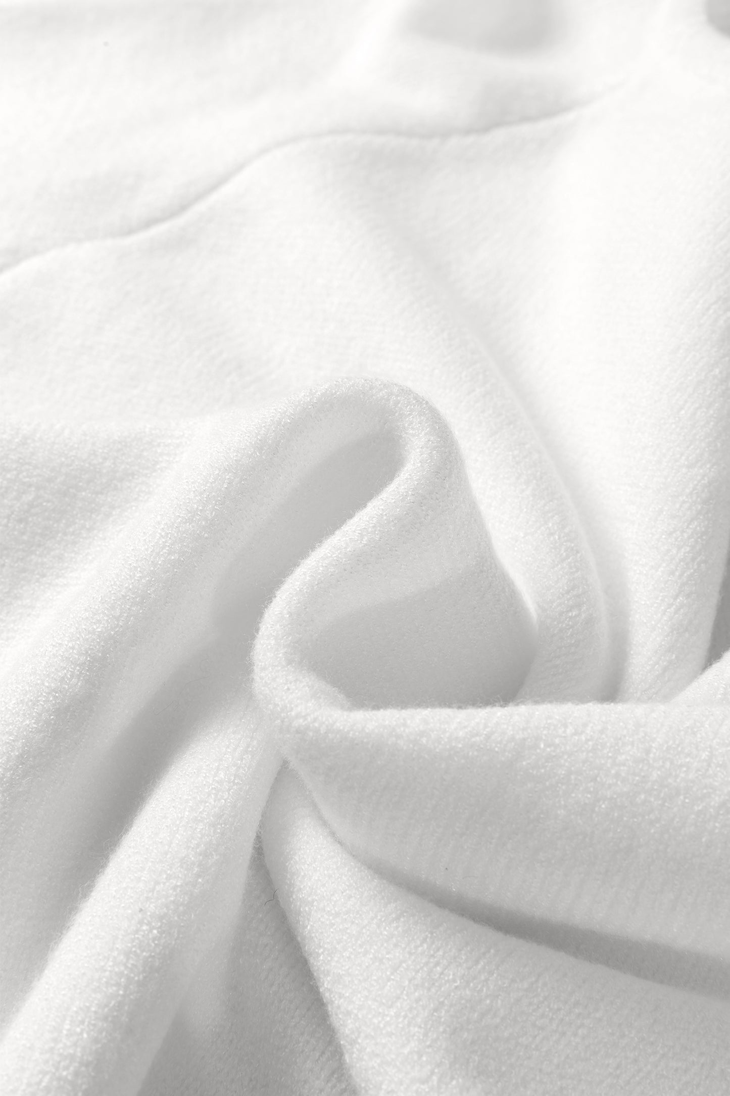 White Solid Color Knit Loose Bracelet Sleeve Dolman Sweater-Bracelet-[Adult]-[Female]-2022 Online Blue Zone Planet