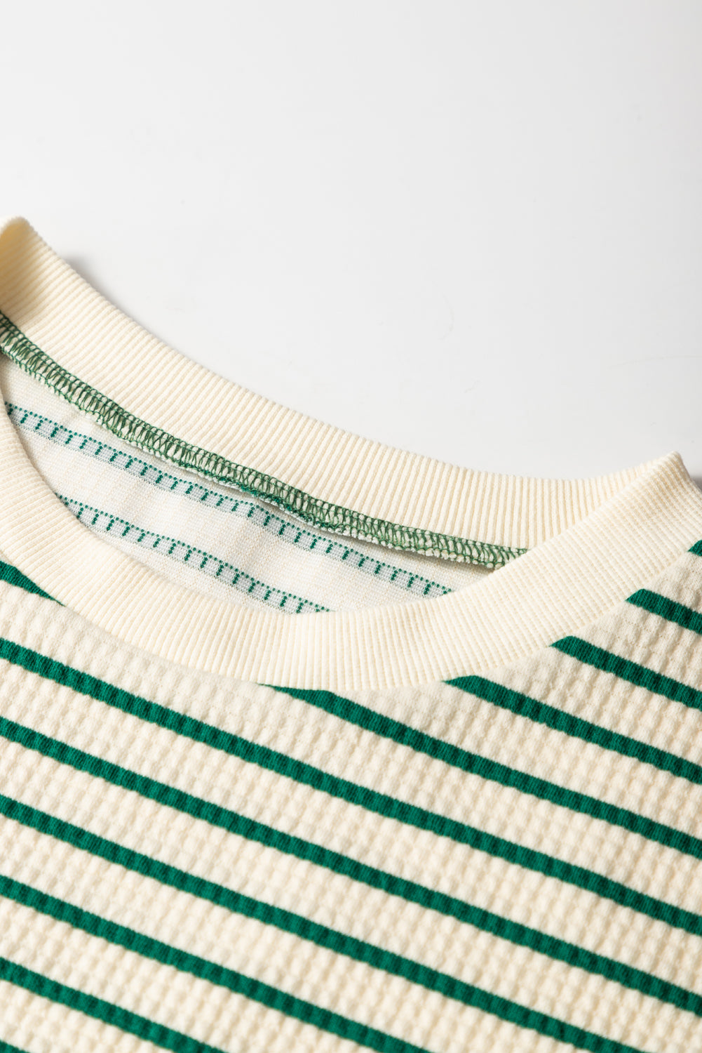 Green Stripe Woven Ruffled Sleeveless Mini Dress-Dresses/Mini Dresses-[Adult]-[Female]-2022 Online Blue Zone Planet