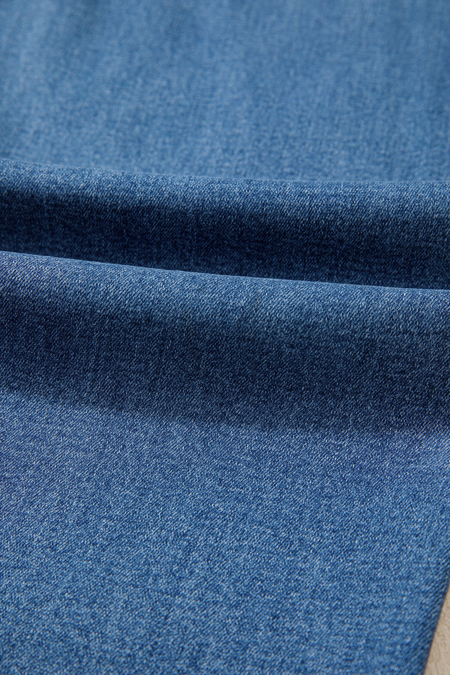 Myosotis Acid Washed Straight Leg Full Length Casual Jeans-Bottoms/Jeans-[Adult]-[Female]-2022 Online Blue Zone Planet